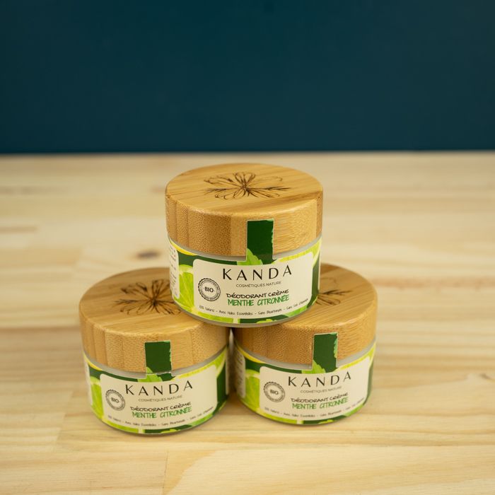 Déodorant crème Menthe citronnée Kanda