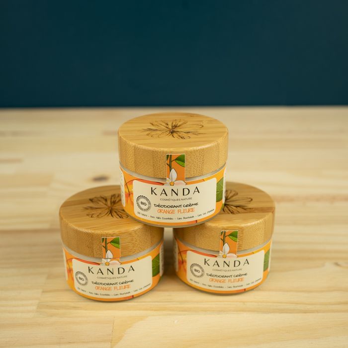 Déodorant crème Orange Fleurie Kanda